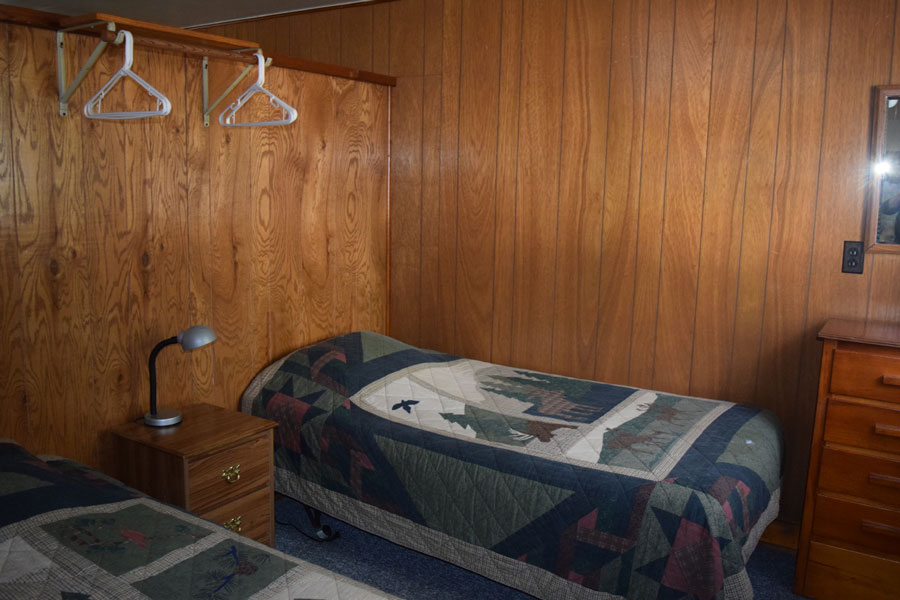 second bedroom in cabin 9