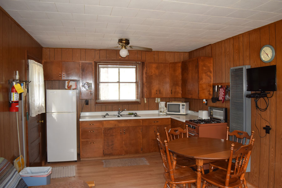 cabin 12 kitchen