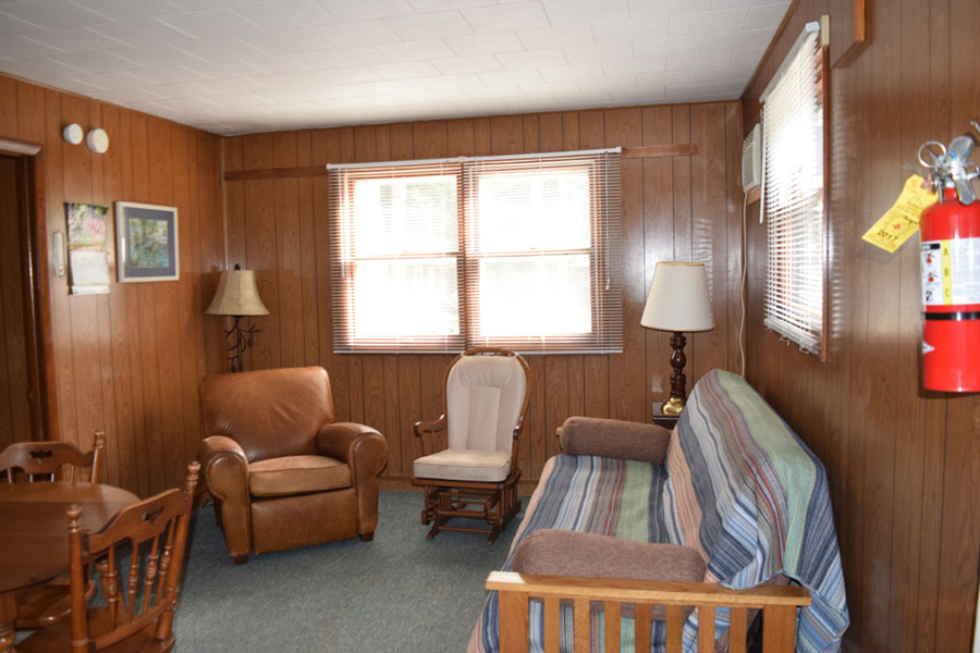 cabin 12 living area